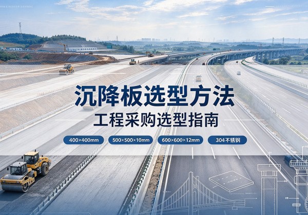 塔河沉降板选择方法